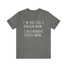 Load image into Gallery viewer, I&#39;m not like a regular mom. I&#39;m a hydrops fetalis mom. Unisex Jersey Short Sleeve Tee