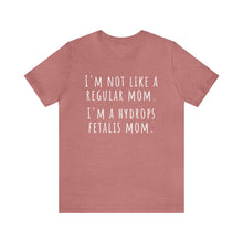 Load image into Gallery viewer, I&#39;m not like a regular mom. I&#39;m a hydrops fetalis mom. Unisex Jersey Short Sleeve Tee